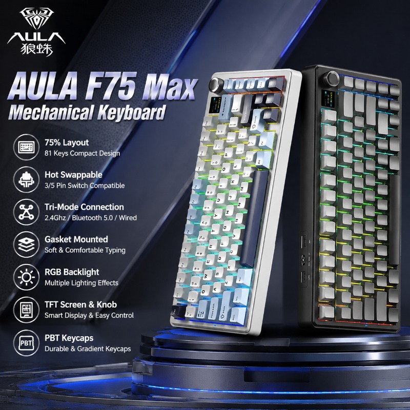 Gasket Mount Kit - لوحة مفاتيح ميكانيكية AULA F75 Max