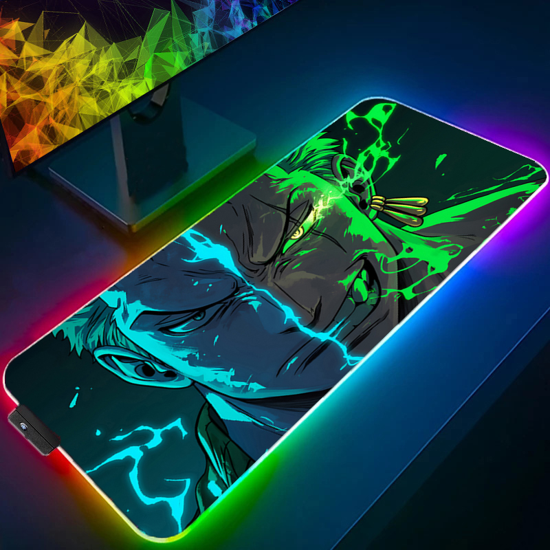 Gaming Keyboard No Rgb - قطعة واحدة زورو ماوس الوسادة RGB