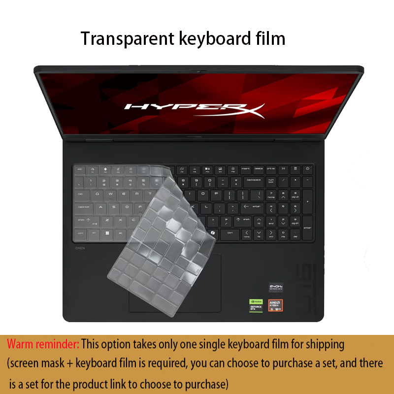 Gaming Keyboard Hyperx - واقي شاشة لجهاز HP HyperX OMEN