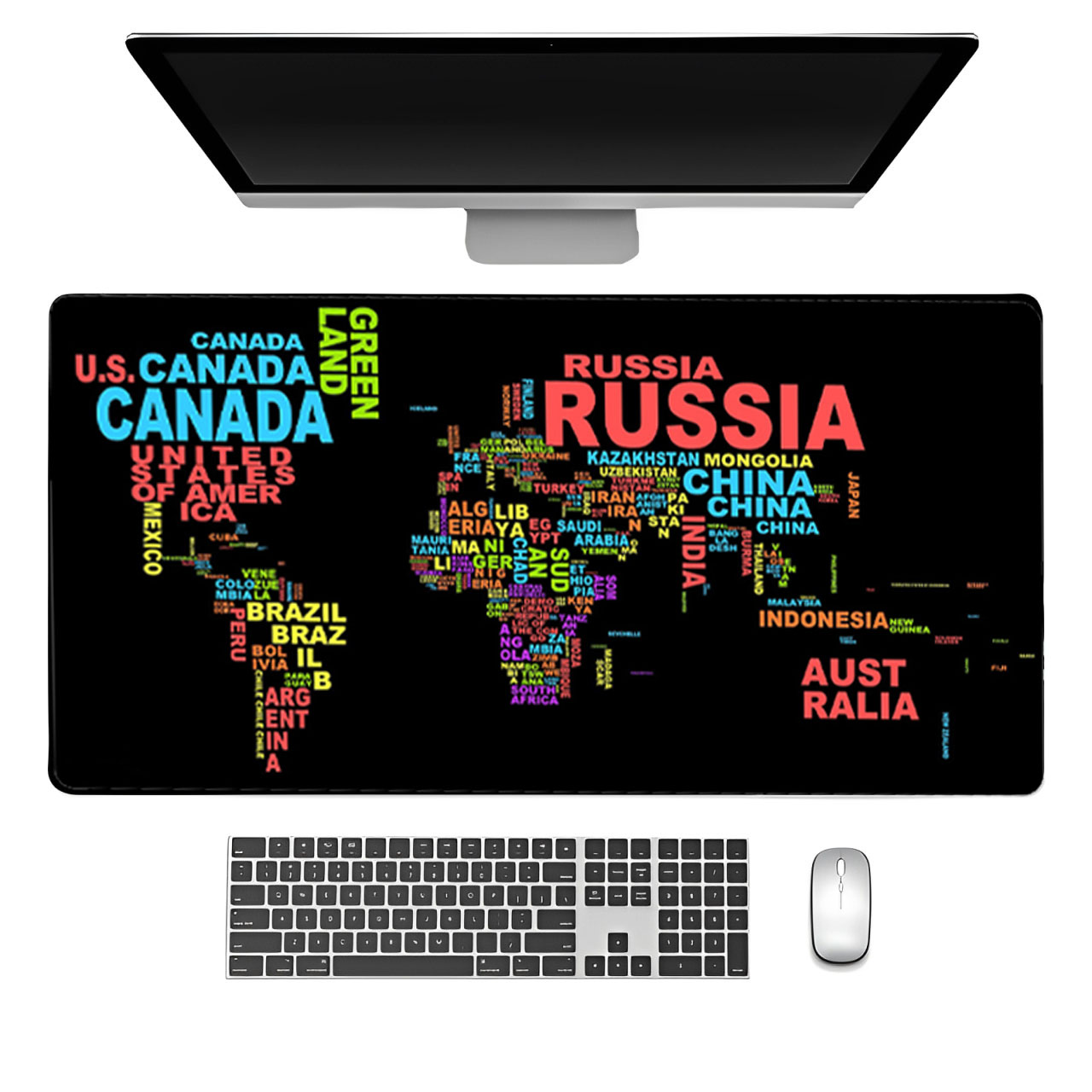 لوحة ماوس مطاطية للألعاب والمك - مراجعة Gaming Keyboard Name وسعره