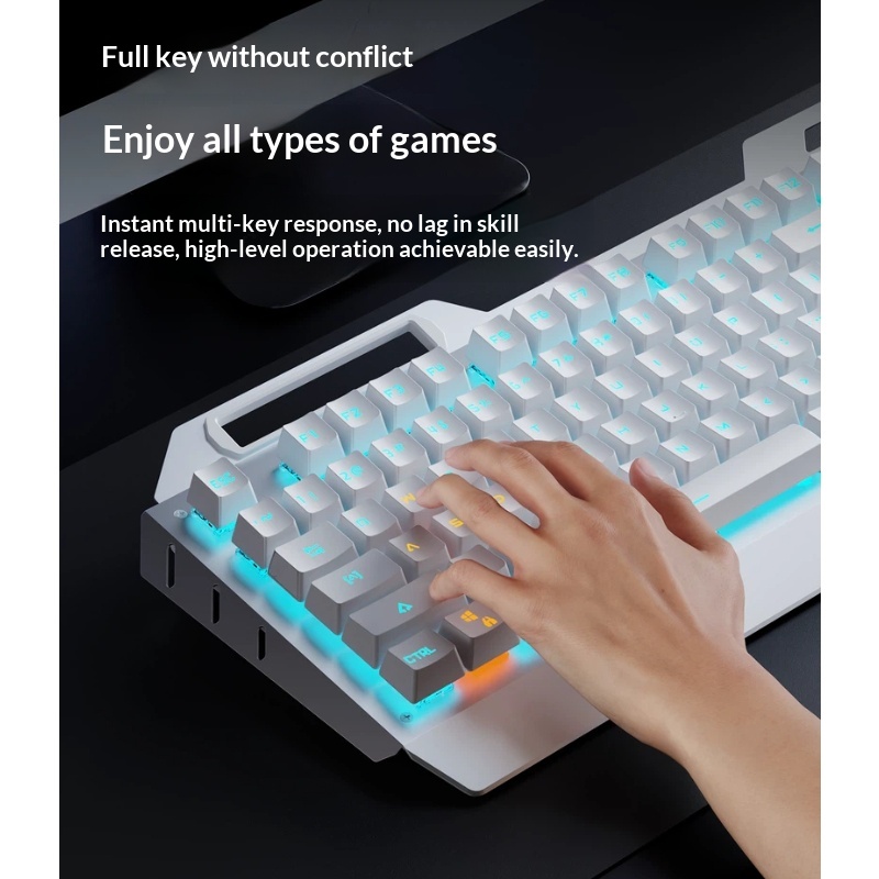 مجموعة لوحة مفاتيح ميكانيكية ل - مراجعة Gaming Keyboard And Mouse Combo Wireless وسعره