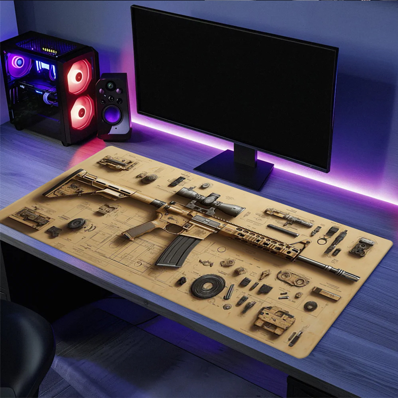 لوحة ماوس ألعاب ناعمة قابلة لل - مراجعة Gaming Keyboard And Mouse وسعره