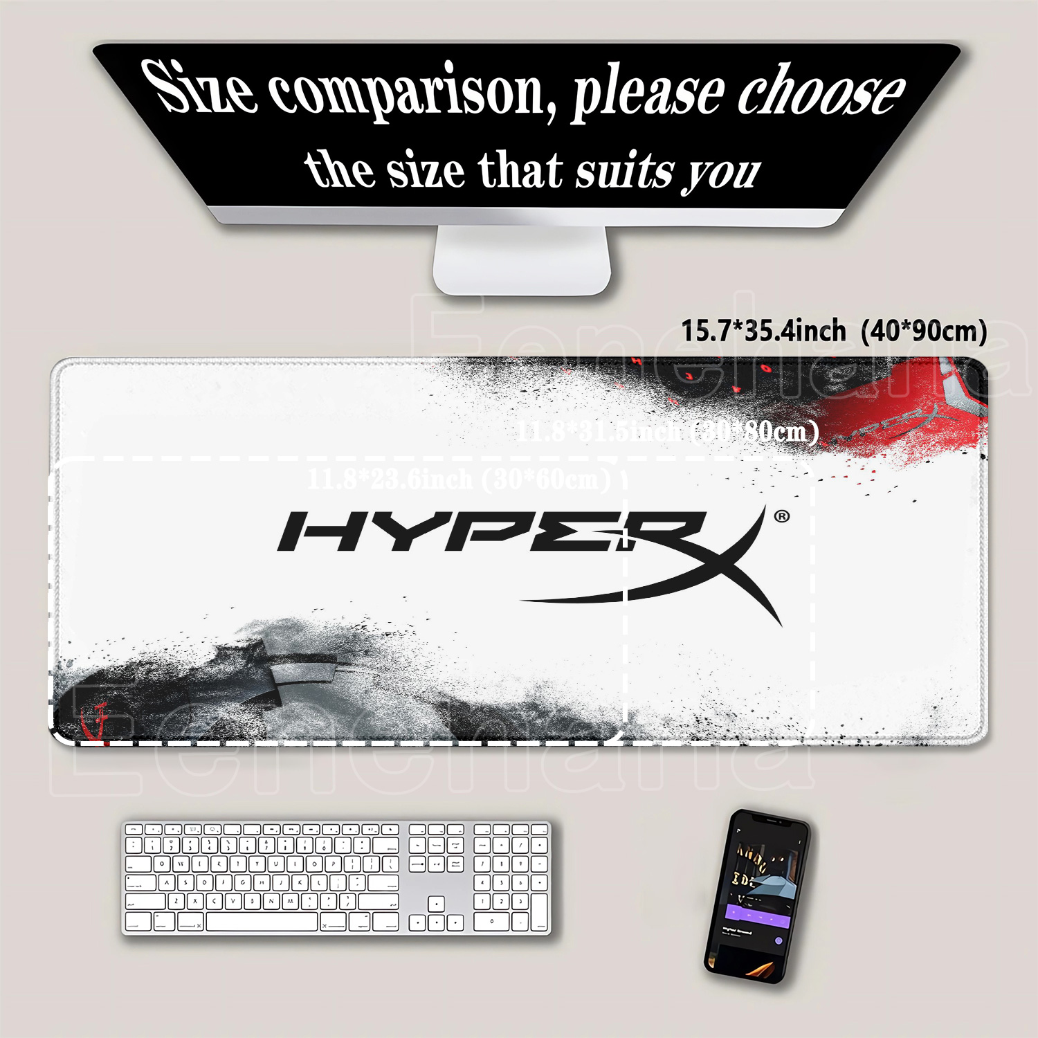 H-HyperX ماوس الوسادة كمبيوتر  - مراجعة Gaming Keyboard Hyperx وسعره