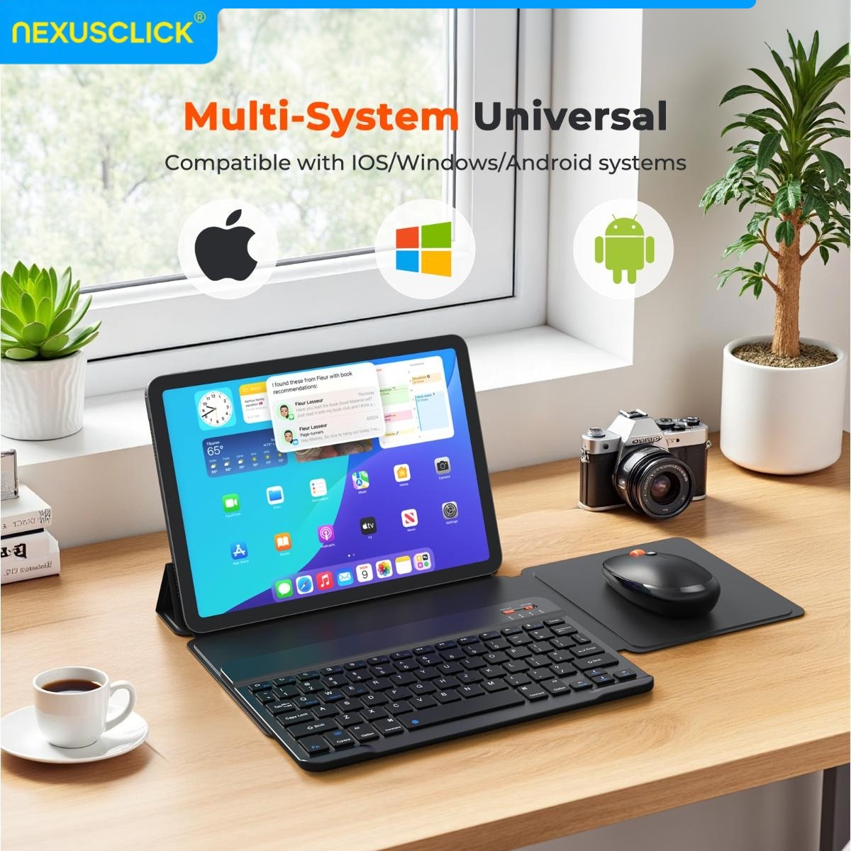 لوحة مفاتيح وماوس بلوتوث من ني - مراجعة Gaming Keyboard And Mouse Combo Wireless وسعره