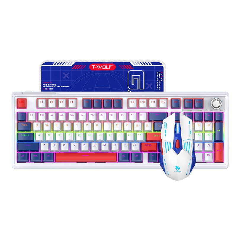 مجموعة لوحة مفاتيح ميكانيكية و - مراجعة Gaming Keyboard And Mouse Combo Wireless وسعره
