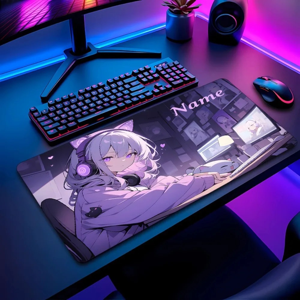 سجادة مكتب كبيرة للألعاب بتصمي - مراجعة Gaming Keyboard Name وسعره