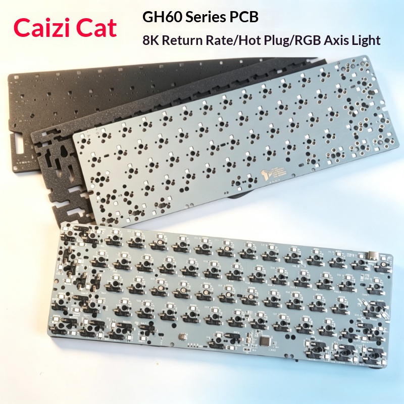 لوحة مفاتيح GH60 مخصصة، سلكية، - مراجعة Hot Swap Pcb وسعره