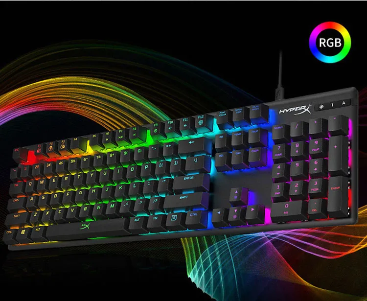 لوحة مفاتيح الألعاب السلكية ال - مراجعة Gaming Keyboard Hyperx وسعره