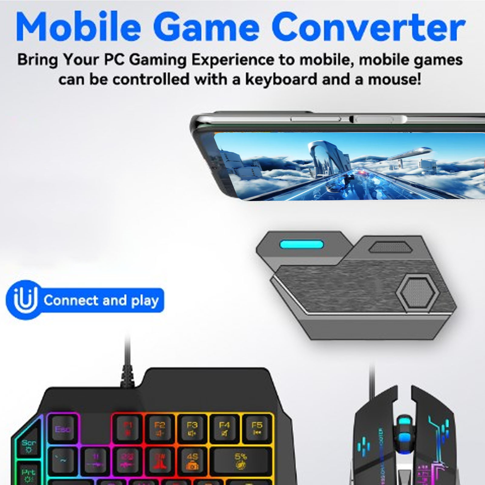 مجموعة ألعاب الهاتف المحمول كو - مراجعة Gaming Keyboard Bluetooth وسعره