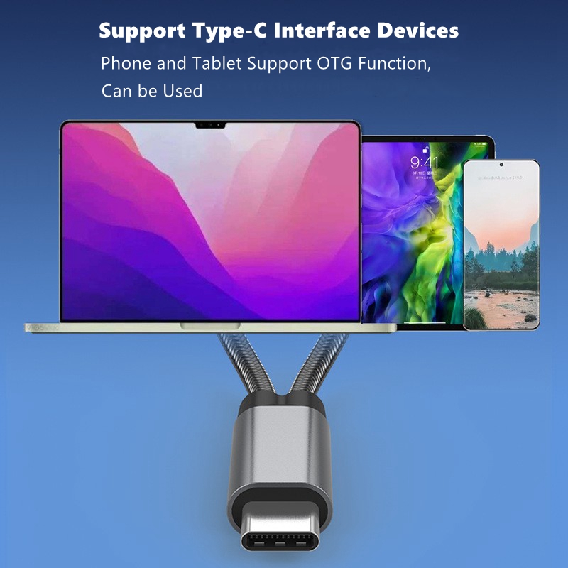 الصوت 1 إلى 2 نوع-C إلى USB OT - مراجعة Gaming Keyboard Types وسعره