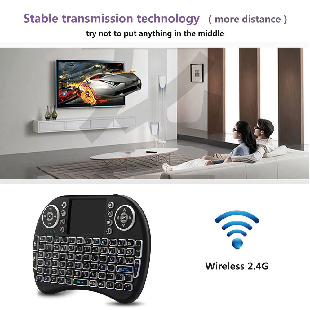 لوحة مفاتيح لاسلكية صغيرة بإضا - مراجعة Gaming Keyboard And Mouse Combo Wireless وسعره