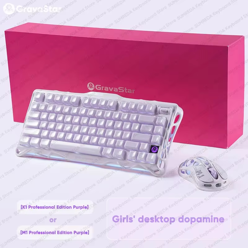 ماوس لاسلكي GravaStar M1 M2 أو - مراجعة Gaming Keyboard Bluetooth وسعره