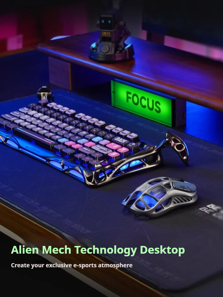 ماوس لاسلكي GravaStar M1 M2 أو - مراجعة Gaming Keyboard Bluetooth وسعره